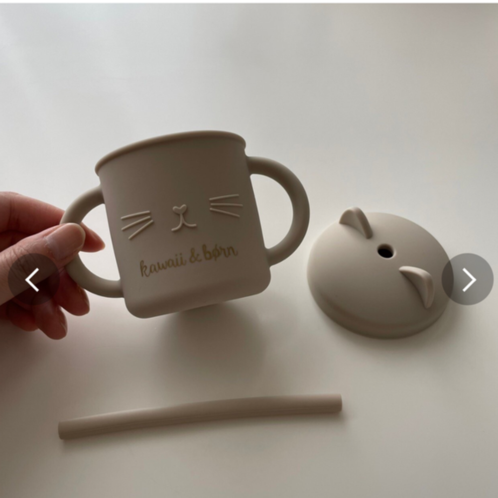 ［日貨］預購 ｜kawaii&born 矽膠吸管杯-細節圖3