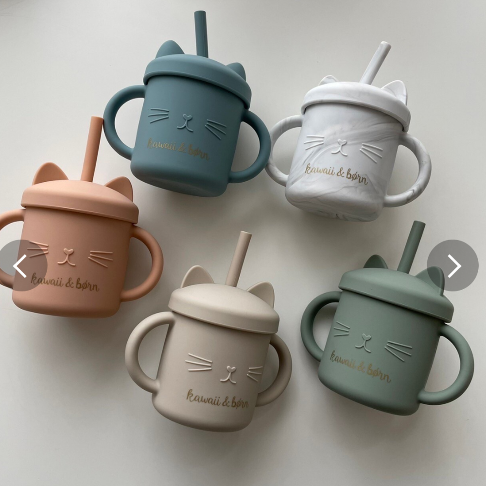 ［日貨］預購 ｜kawaii&born 矽膠吸管杯-細節圖5