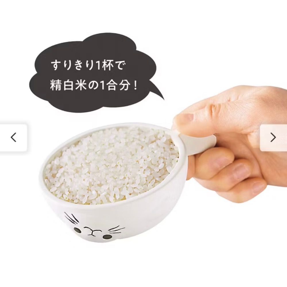 日本🇯🇵現貨FELISSIMO 日本製 在儲米箱裡可以暢泳 可除濕 素燒陶器海豹🦭 米杯 米勺 量杯-細節圖3