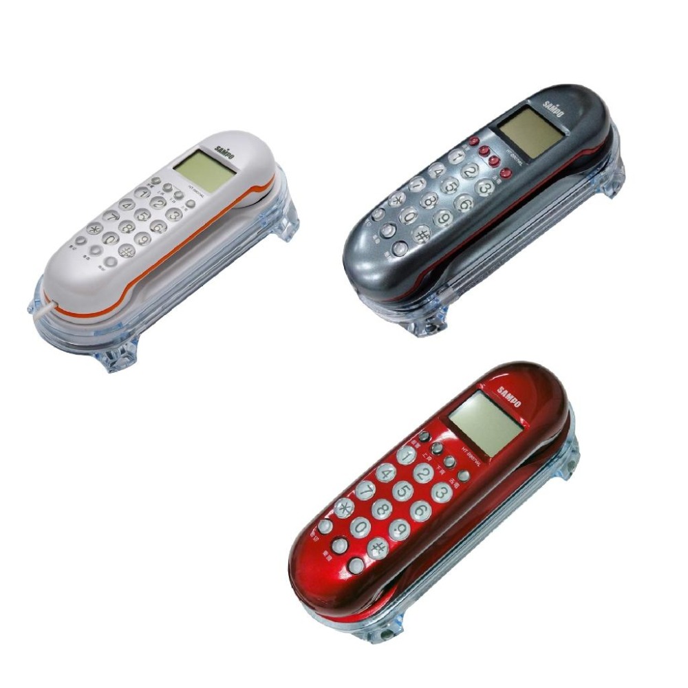 【SAMPO壁掛有線電話】來電顯示 壁掛 有線電話 家用電話 市內電話 電話 免電池【LD915】-細節圖2
