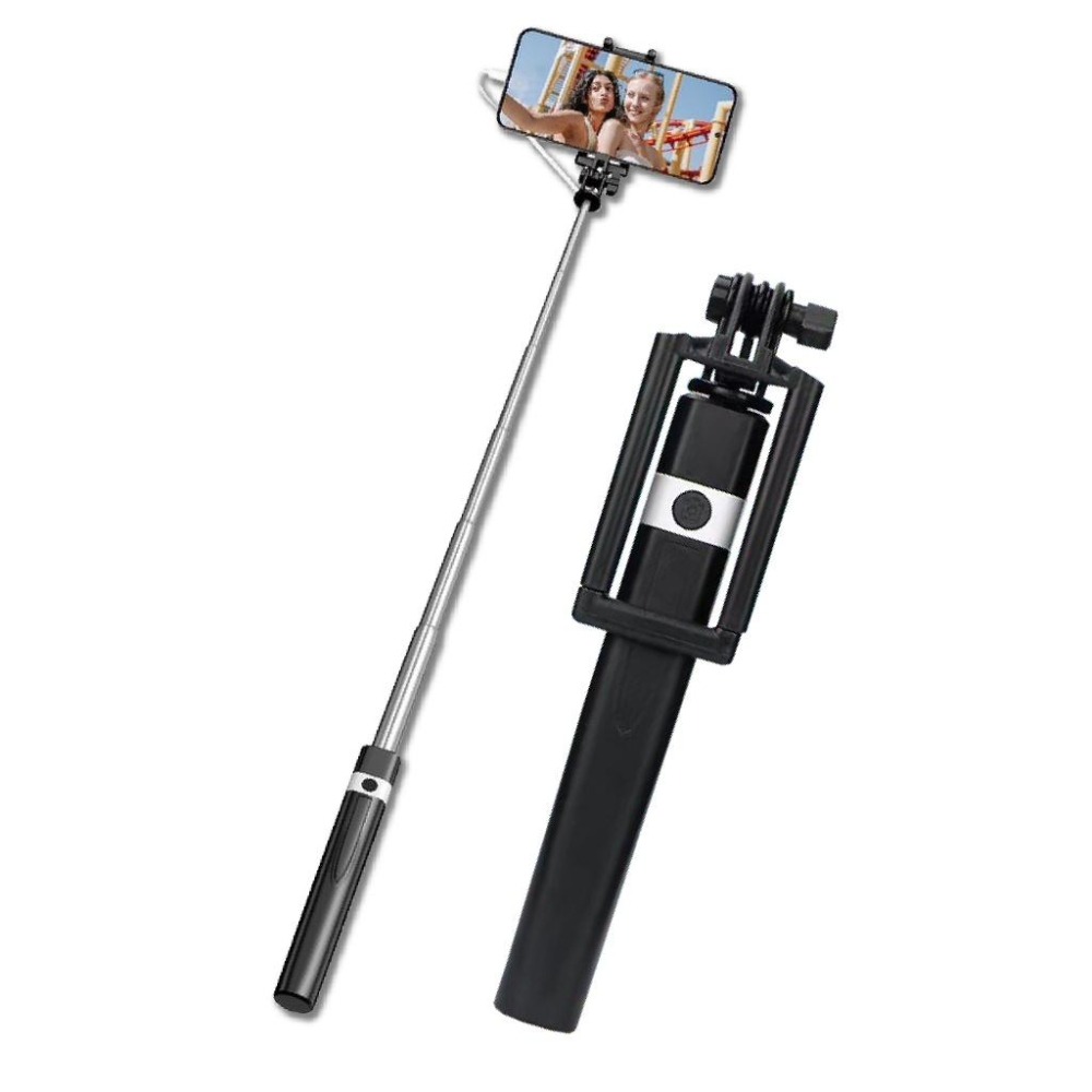 【輕巧伸縮自拍神器】線控自拍棒 一鍵抓拍 輕巧 鋁合金 旅遊 自拍棒 Type-C 270度調節 自拍【LD940】-細節圖2