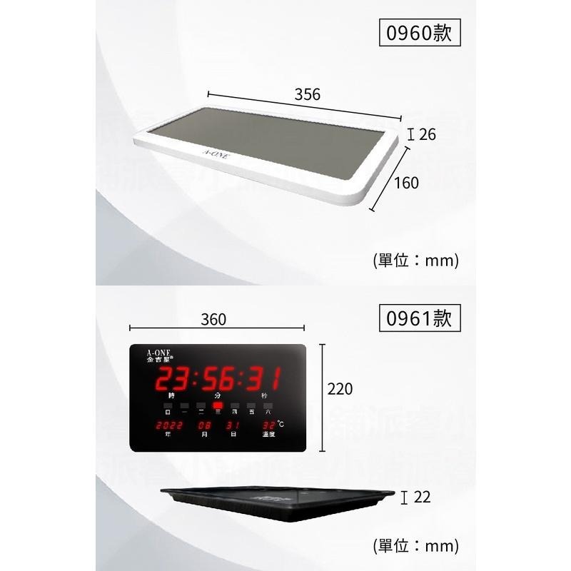 【中小型LED電子萬年曆】12/24小時置 電子鐘 溫度顯示 可設鬧鈴 超清晰大數字 可懸掛 可立置【LD761】-細節圖7