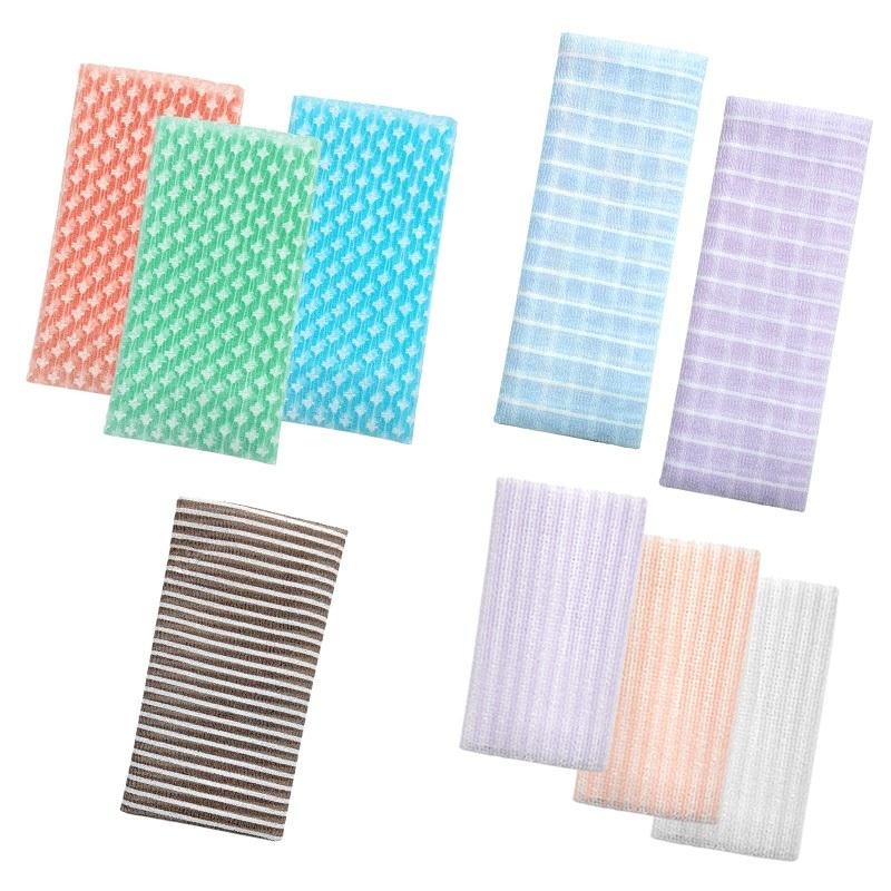 台灣製造【多款式搓背沐浴巾】顏色隨機 搓澡巾 起泡網 沐浴用品 去角質 美背 綿密起泡 澡巾 沐浴巾 澡巾【LD705】-細節圖2