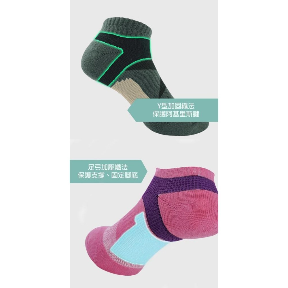 台灣製造【釋壓匠人抗菌除臭足弓船襪】男襪 女襪 機能襪 襪子 足弓支撐 SGS認證 抗菌 除臭 船襪【LD799】-細節圖9