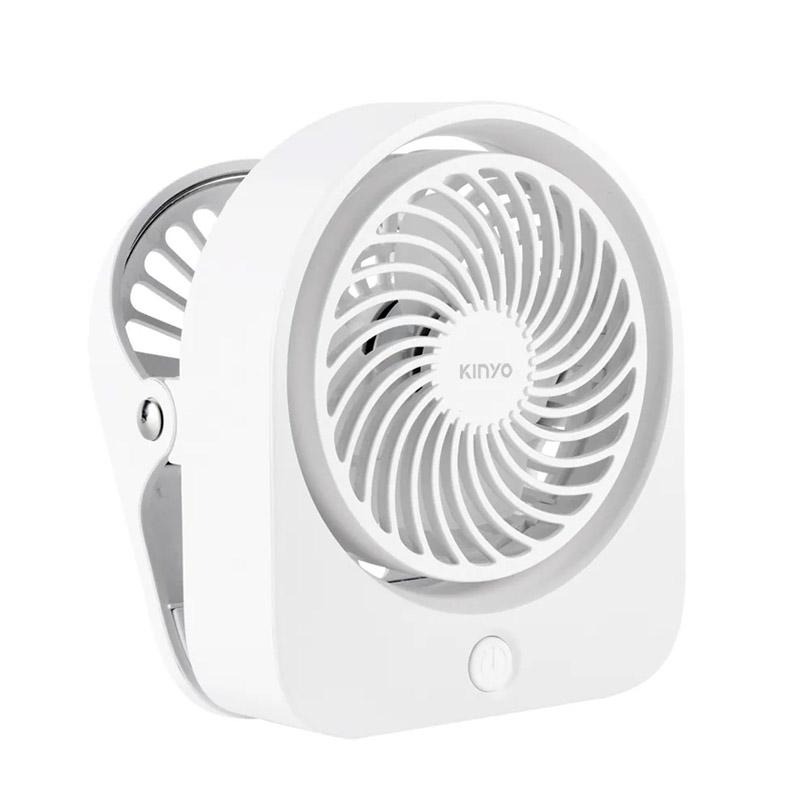 【KINYO 多功能夾立風扇】娃娃推車 嬰兒車風扇 USB充電風扇 夾扇 立扇 USB扇 小風扇 三檔風速【LD684】-細節圖2