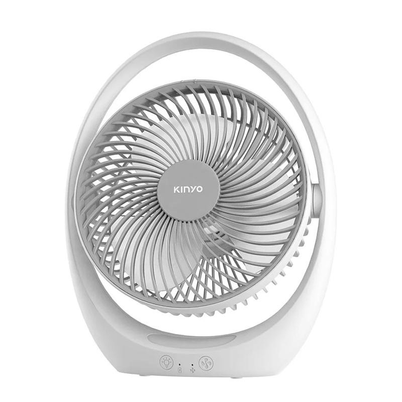 【KINYO 7吋USB靜音充電風扇】靜音風扇 小風扇 充電風扇 電風扇 小夜燈 電扇 風扇 7吋【LD827】-細節圖2
