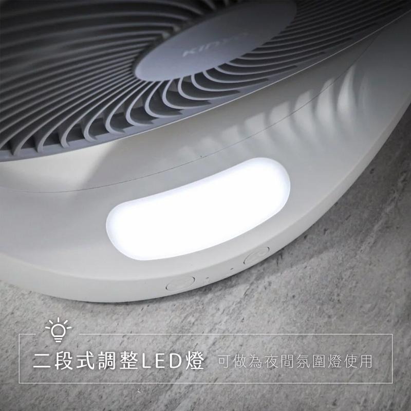 【KINYO 7吋USB靜音充電風扇】靜音風扇 小風扇 充電風扇 電風扇 小夜燈 電扇 風扇 7吋【LD827】-細節圖9
