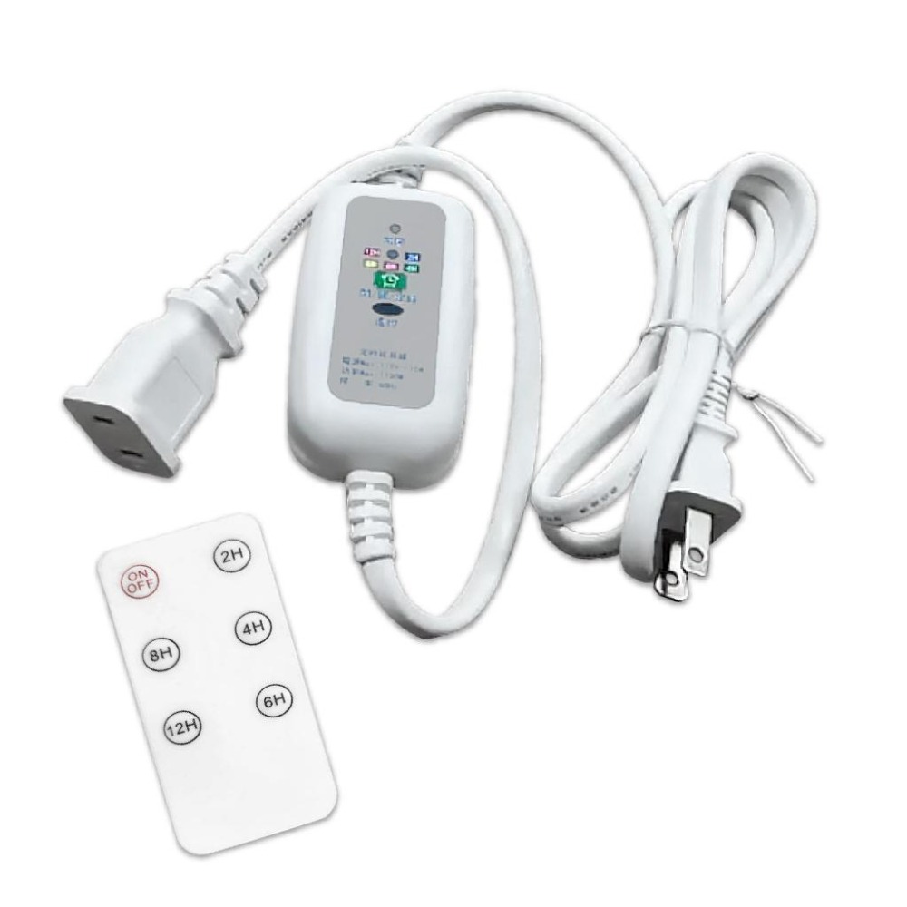 【5檔定時延長線】延長線 定時器 遙控定時 遠端遙控 延長線定時器 約130公分 多色指示燈 定時【LD829】-細節圖2
