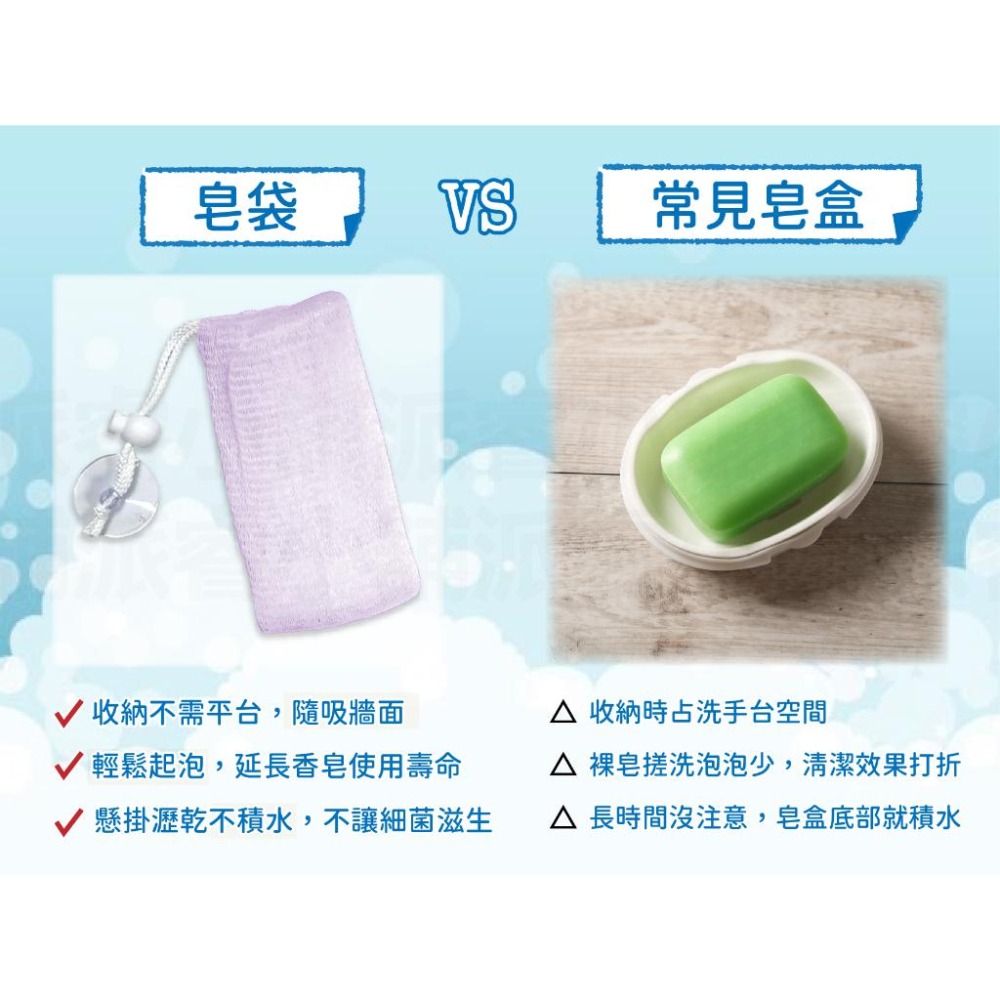 台灣製MIT~附吸盤+繩扣【四層極細泡泡皂袋】香皂袋 肥皂袋 肥皂網 泡泡網 四層起泡網【LD881】-細節圖4