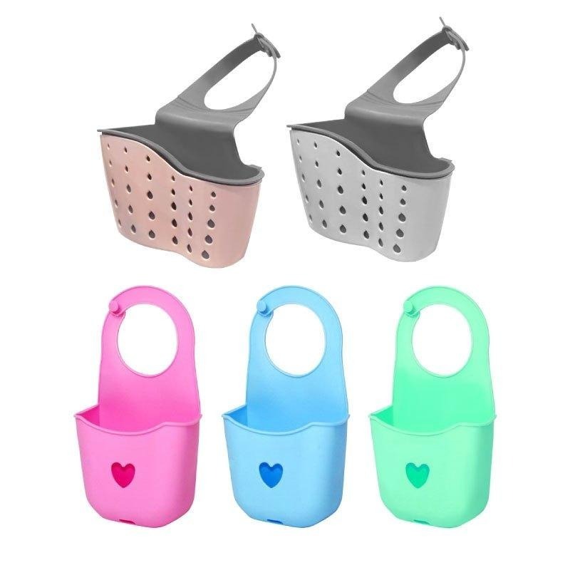 【收納瀝水掛籃】底部排水孔設計 通風快乾 不滋生細菌 收納籃 瀝水籃 菜瓜布籃 置物籃 文具籃【LD740】-細節圖2