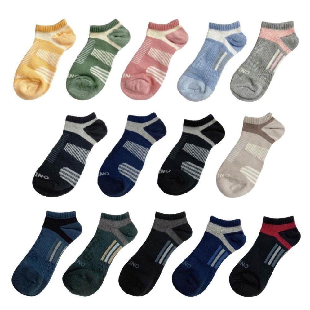 台灣製~測試合格【MORINO 抗菌腳踝足弓加強船襪】襪子 抗菌 吸汗 透氣 足弓加強 船襪 網格 除臭襪【LD579】-細節圖2