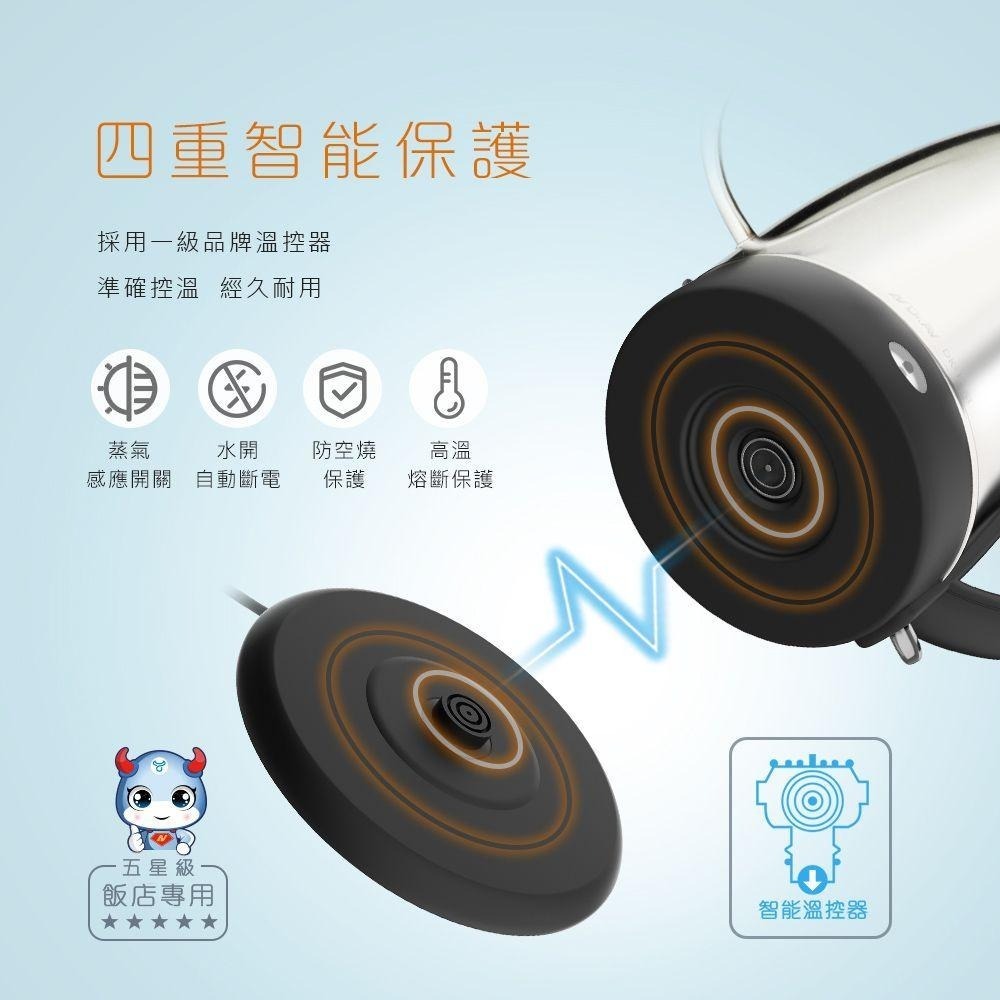 附發票~【聖岡科技 1.2L日式細口快煮壺】電熱水壺 電茶壺 咖啡細口壺 壺身304不鏽鋼 SK-B5【LD558】-細節圖5