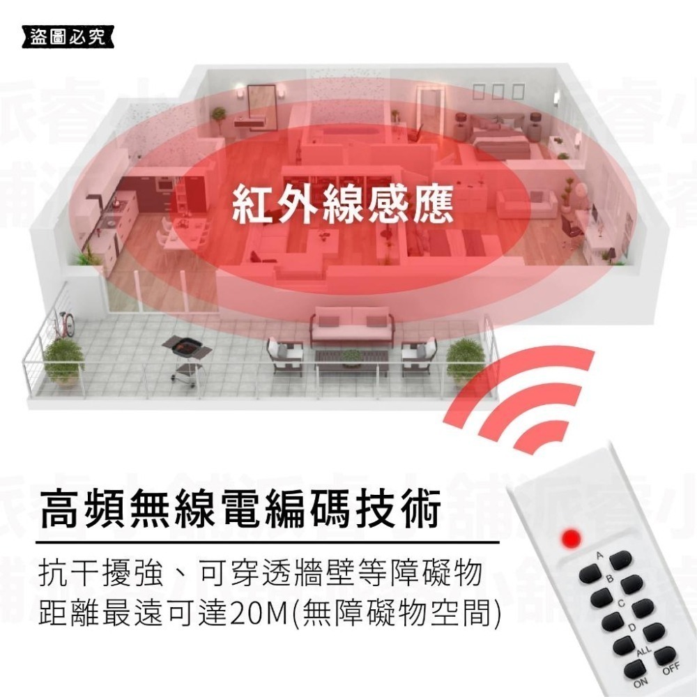 【智能家電遙控插座】遙控插座 遙控家電 智能插座 插座 遠端遙控家電 遠距20M 高穿透力 一對多 一對一【LD185】-細節圖7