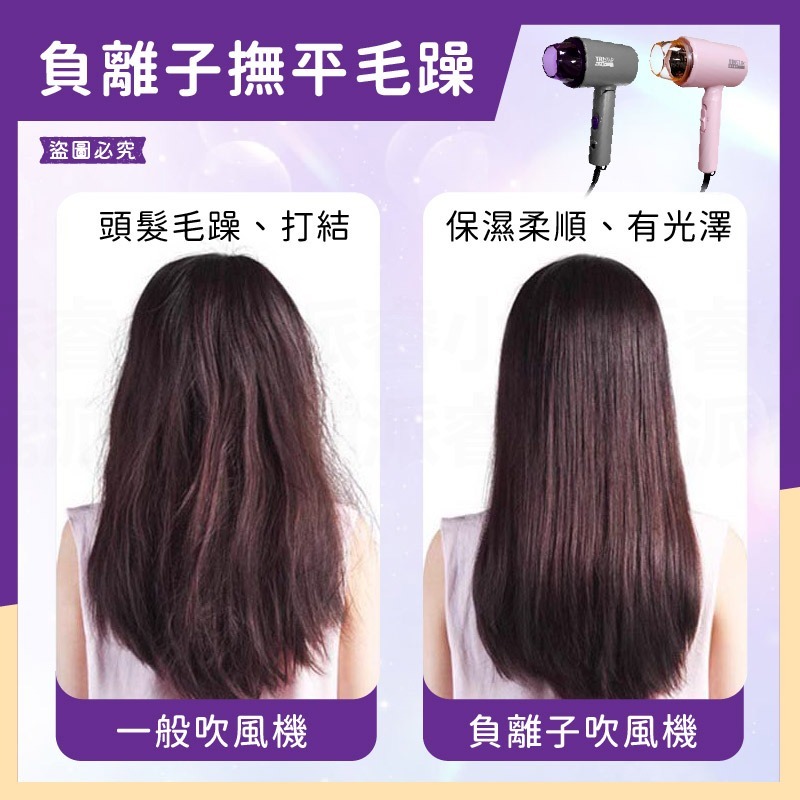 台灣製~【TRISTAR 1200W摺疊吹風機】雙電壓吹風機 負離子 摺疊 旅行攜帶 過熱斷電 吹風機【LD1245】-細節圖6