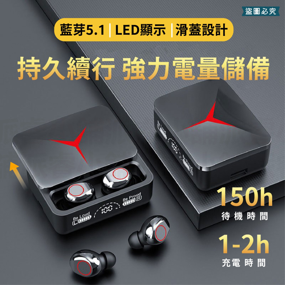 【LED智能藍芽耳機】 藍牙耳機 高續航 LED電顯 藍牙 重低音 觸控 無線 HiFi 音樂【LD952】-細節圖6