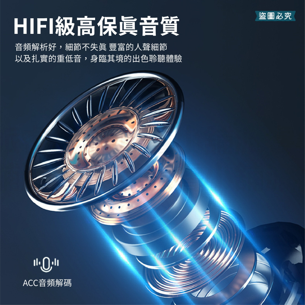 【LED智能藍芽耳機】 藍牙耳機 高續航 LED電顯 藍牙 重低音 觸控 無線 HiFi 音樂【LD952】-細節圖9