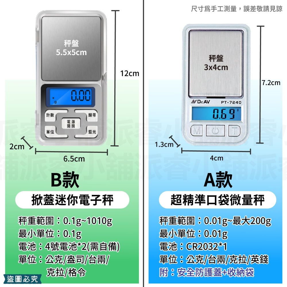 【聖岡超精準迷你電子秤】超精準 口袋型 微量 電子秤 迷你 藍光 五種單位 非供營交易用【LD978】-細節圖3