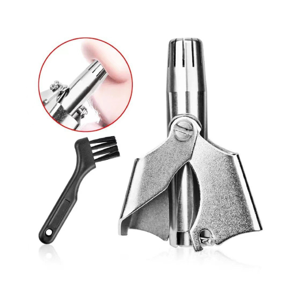 【零痛感鼻毛修剪器】鼻毛修剪 鼻毛刀 修鼻毛 不鏽鋼 鼻毛器 鼻毛鉗 父親節 手動鼻毛刀 鼻毛鉗 【LD1037】-細節圖2