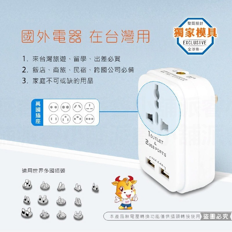 附發票~【USB節能分接插座】20W快充分接器 壁插 USB插座 插座擴充 插座 開關 擴充 防火材質【LD650】-細節圖8