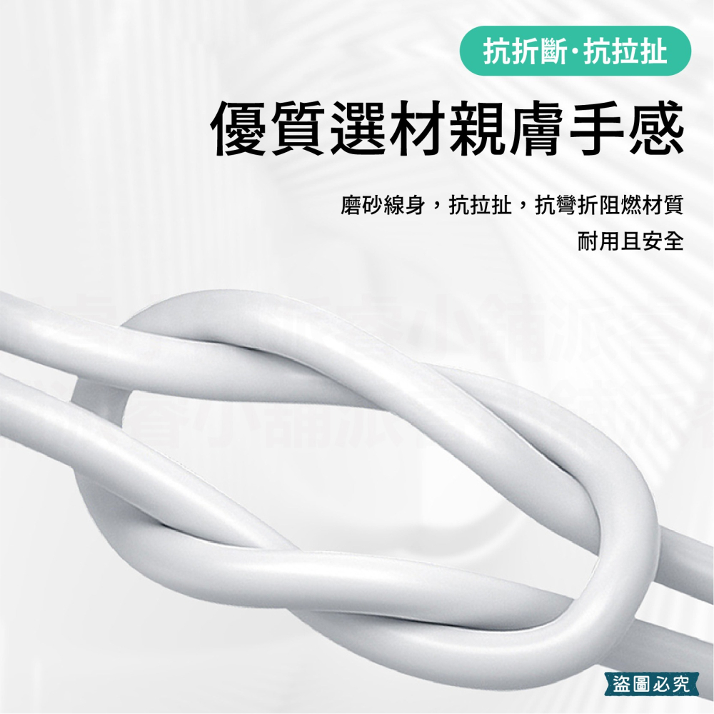 台灣製造 【6A極速快充傳輸線】6A快充線 充電線 USB 蘋果 TYPE-C 快充線 65cm  【LD1168】-細節圖6