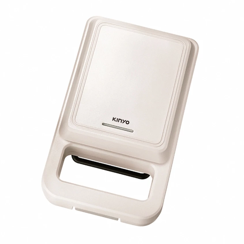 【KINYO 熱壓三明治點心機】熱壓機 烤盤 600W 鬆餅機 三明治機 可拆卸 不沾塗層【LD1210】-細節圖2