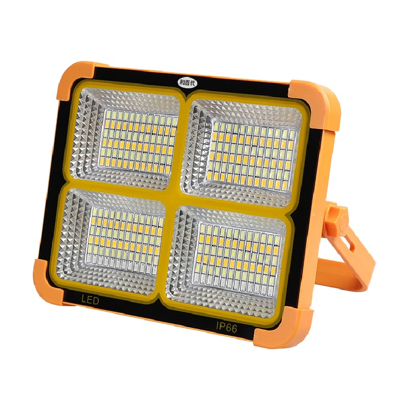 【利百代6000mAh太陽能多功能露營燈】 IP66防水 太陽能充電 夜市擺攤 應急燈 紅藍警示燈 【LD1221】-細節圖2