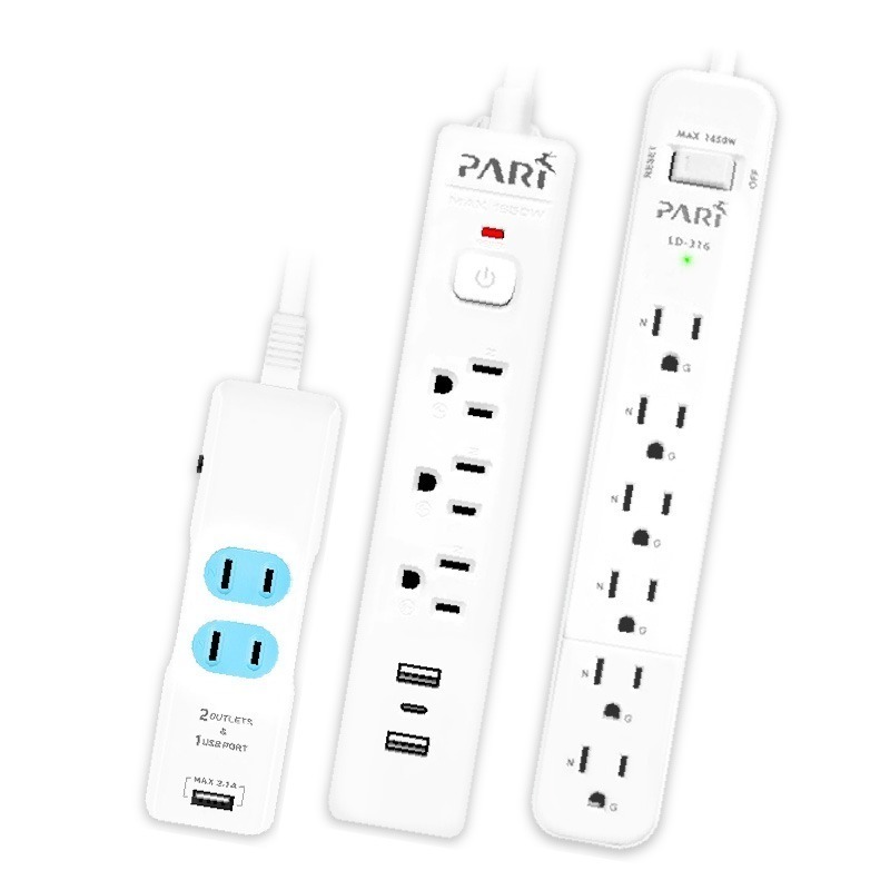【PARI1開3插+3USB外充延長線】1.5M 延長線 2.4A USB快充 USB延長線 一鍵總開【LD1144】-細節圖2