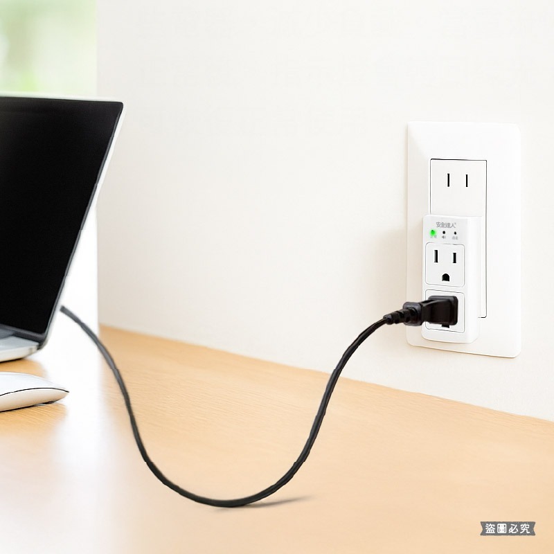 【BiBi AI過載警報分接器】100分貝過載蜂鳴 25W USB快充 壁插 分接器 充電器 氮化鎵快充【LD1308】-細節圖7