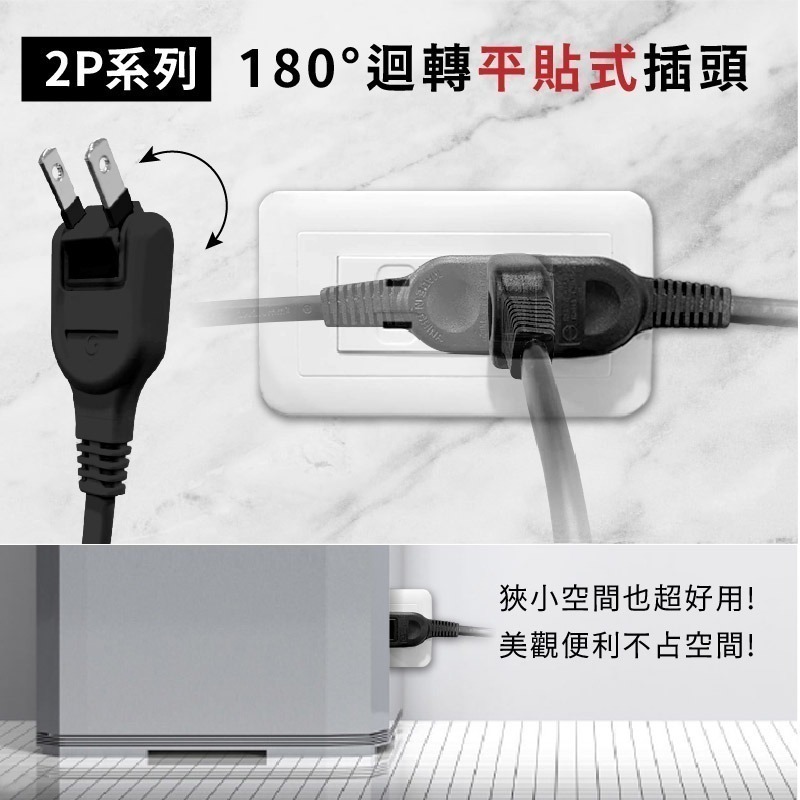 【BiBi聲AI過載警報延長線】1.8M 總開關 獨立開關 過載蜂鳴 100分貝警鈴 延長線 3P 2P【LD1311】-細節圖5