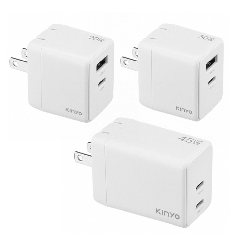 【KINYO GaN氮化鎵PD3.0+QC充電器】快充 國際電壓 氮化鎵充電器 USB 充電器 GaN【LD1336】-細節圖2