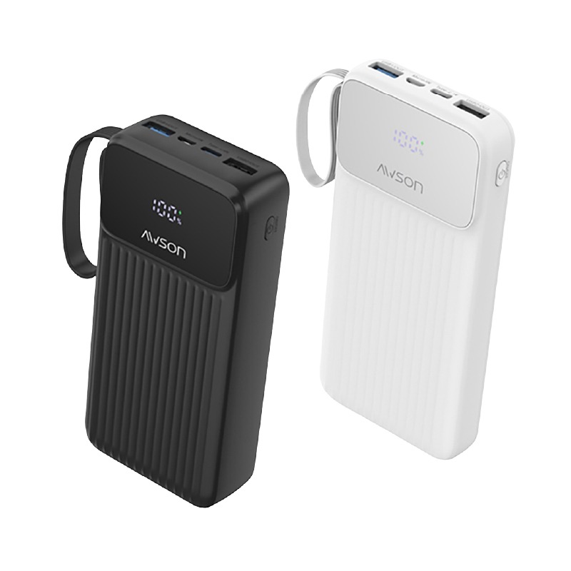 可帶上飛機【AWSON 大容量行動電源】20000mAh 10000mAh 自帶線 20W快充 行充【LD1359】-細節圖2