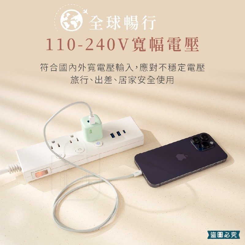 【KINYO 氮化鎵雙孔PD充電器65W/40W/35W/20W】快充 黑科技 mini 國際電壓【LD1367】-細節圖6