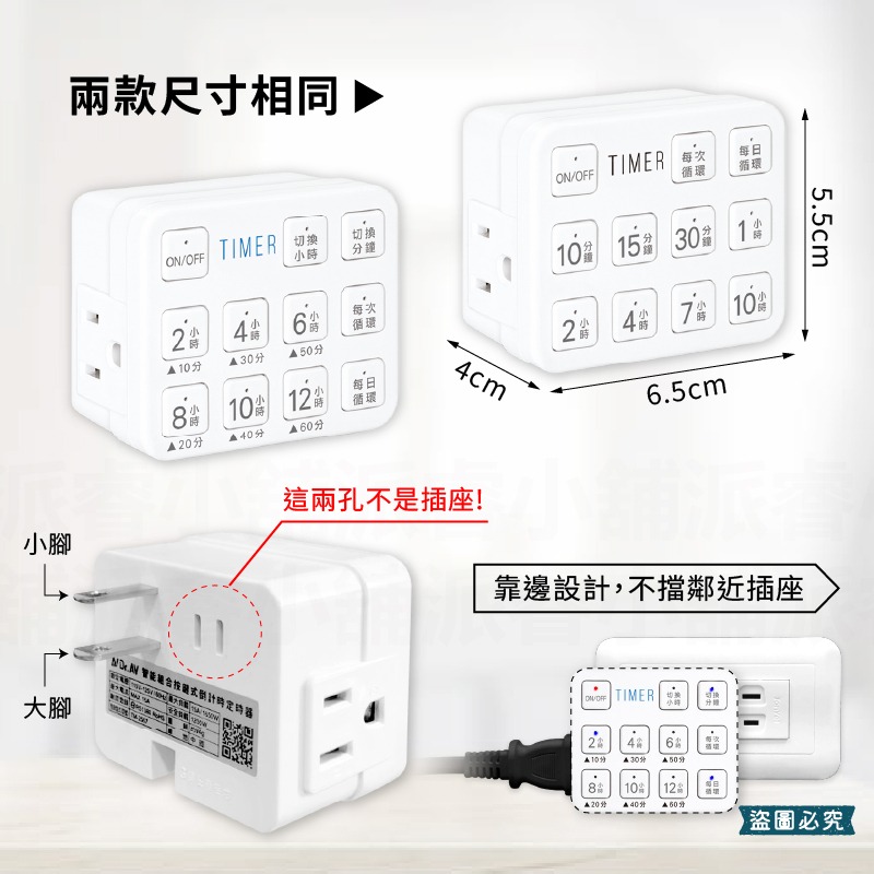 新安規認證【聖岡 按鍵式倒數定時器】影片教學 防過充 單次 每日循環 大按鍵設定 定時器 定時關機 省電【LD1394】-細節圖8