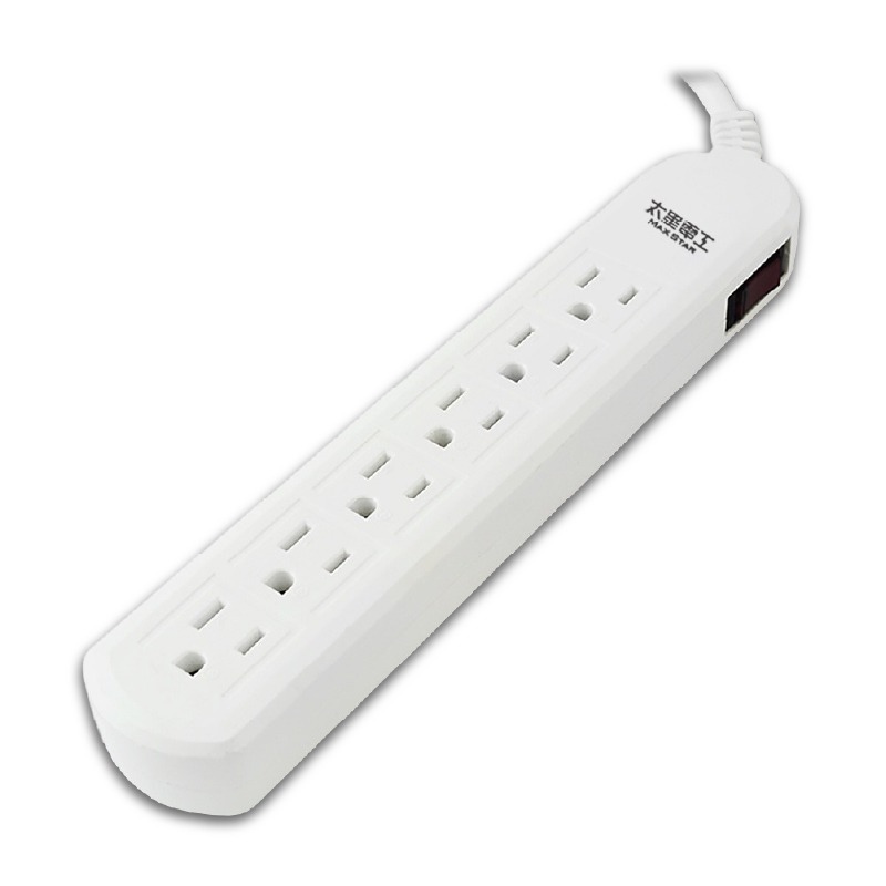 太星電工【一開六插電腦延長線】過載保護 防火耐用 3P插座 4尺 6尺 9尺 台灣製造【LD1421】-細節圖2