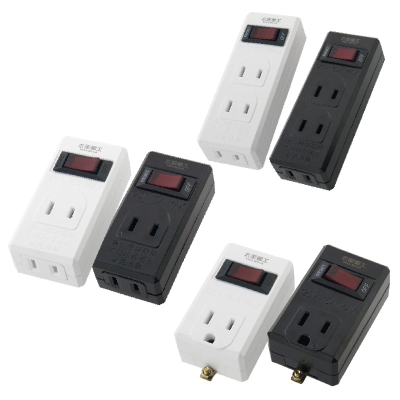 太星電工【鎢金剛/白金剛2P/3P安全開關分接器】過載自動斷電 過載保護 防火 總開關 省電 3轉2 【LD1461】-細節圖2