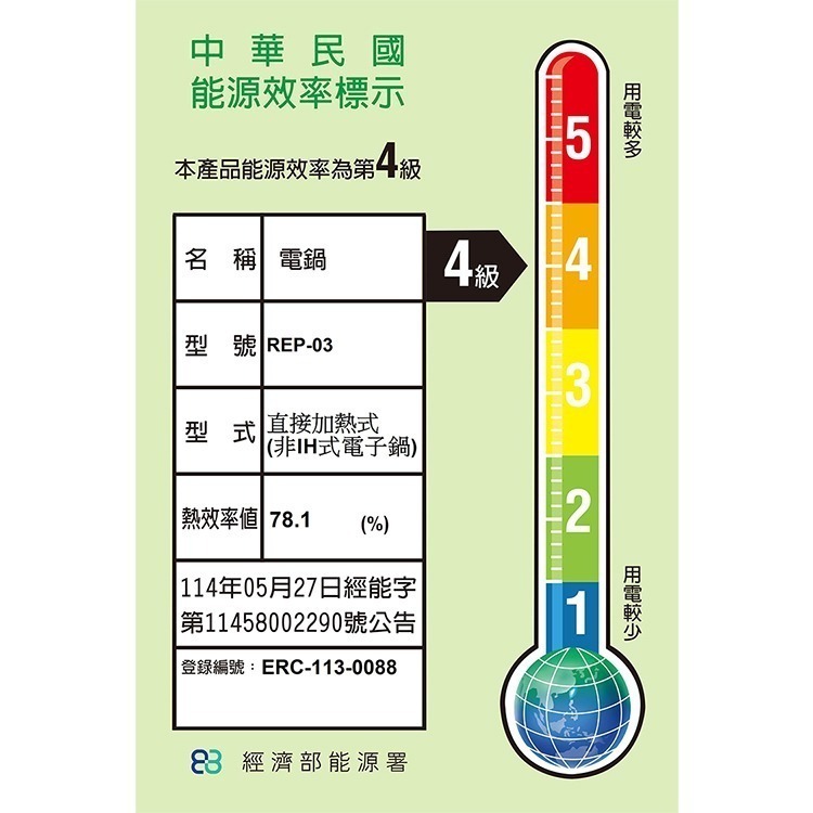 【KINYO】三人份電子鍋(REP-03)-細節圖2