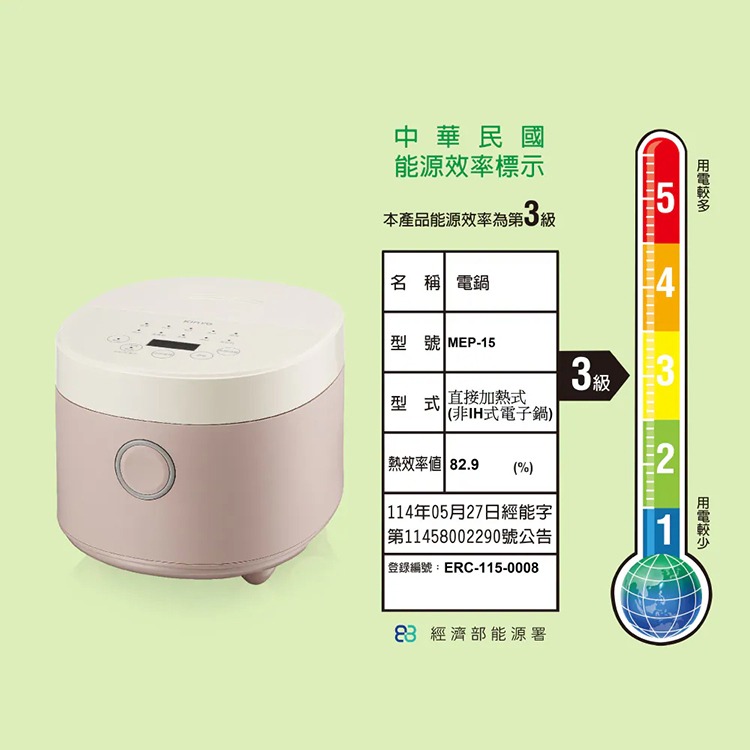 【KINYO】6人份多功能微電腦電子鍋(MEP-15)-細節圖2