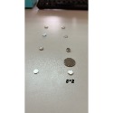 強力磁鐵 台灣現貨 圓形直徑2~10mm  1元~5元 圓形 磁鐵 磁石 掛勾 釤鈷-規格圖1