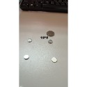 強力磁鐵 台灣現貨 圓形直徑2~10mm  1元~5元 圓形 磁鐵 磁石 掛勾 釤鈷-規格圖1