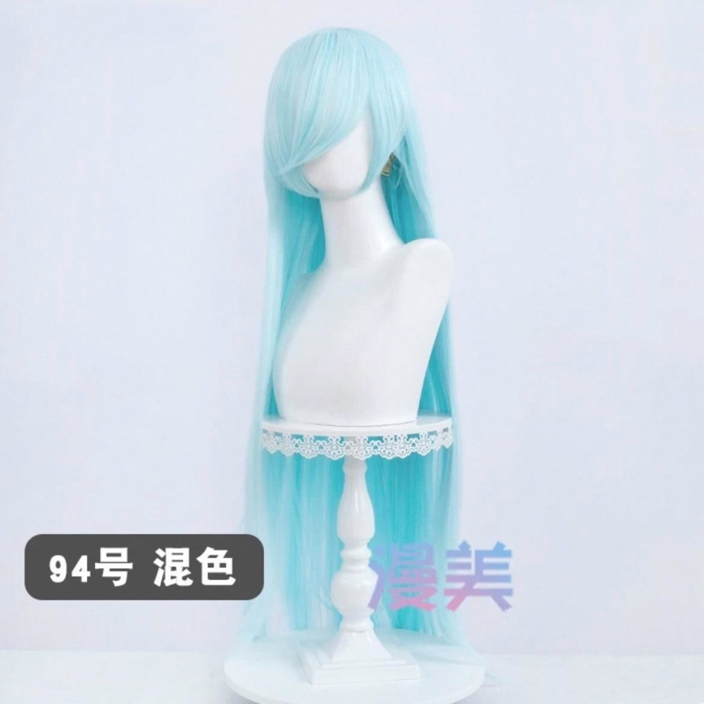 台灣現貨丨多色Cosplay/Cos 假髮 萬用款 直長髮 100cm 直髮 毛娘 造型 髮料 一米 漫美 假毛-規格圖1