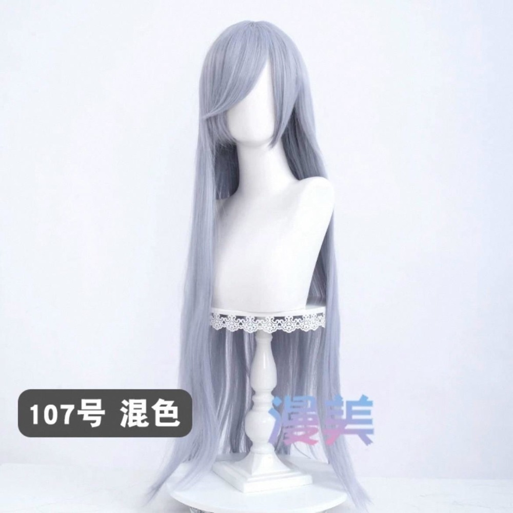 台灣現貨丨多色Cosplay/Cos 假髮 萬用款 直長髮 100cm 直髮 毛娘 造型 髮料 一米 漫美 假毛-規格圖1