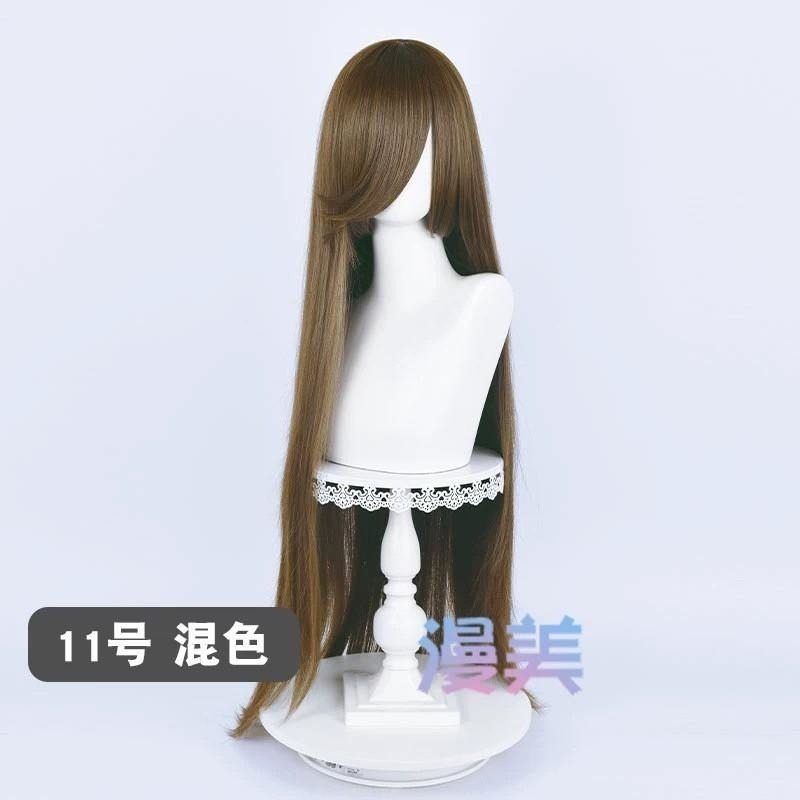 台灣現貨丨多色Cosplay/Cos 假髮 萬用款 直長髮 100cm 直髮 毛娘 造型 髮料 一米 漫美 假毛-規格圖1