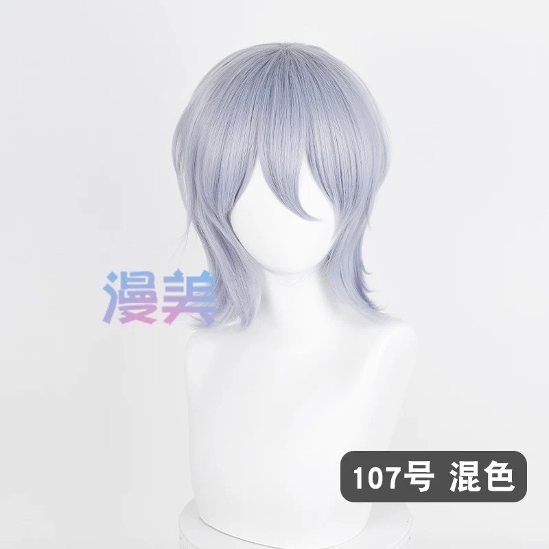 台灣現貨 快速出貨丨多色Cosplay/Cos 假髮 萬用款 髮尾加長 反翹 37cm 收臉 狼尾 短髮 少年 基佬-規格圖1