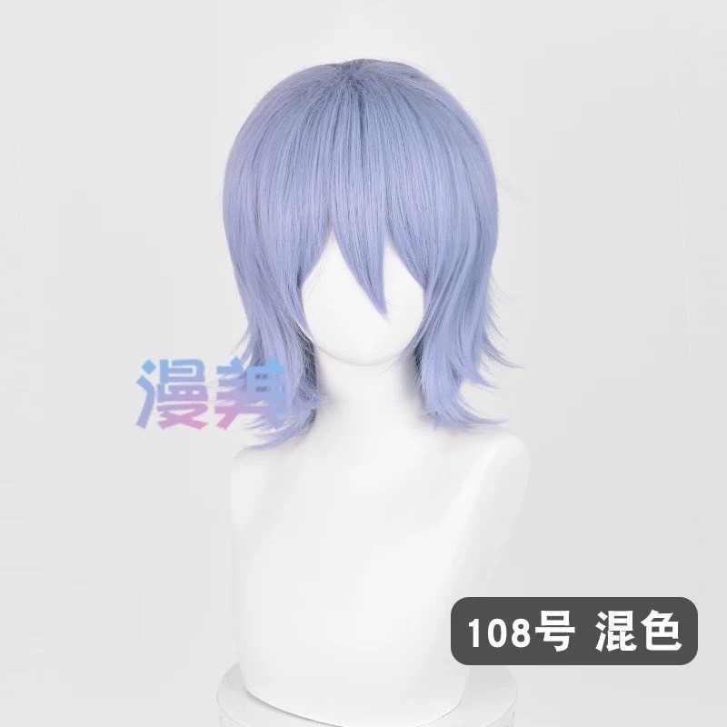 台灣現貨 快速出貨丨多色Cosplay/Cos 假髮 萬用款 髮尾加長 反翹 37cm 收臉 狼尾 短髮 少年 基佬-規格圖1