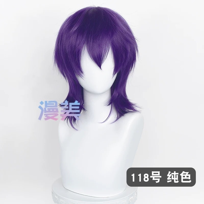 台灣現貨 快速出貨丨多色Cosplay/Cos 假髮 萬用款 髮尾加長 反翹 37cm 收臉 狼尾 短髮 少年 基佬-規格圖1