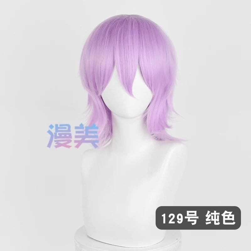 台灣現貨 快速出貨丨多色Cosplay/Cos 假髮 萬用款 髮尾加長 反翹 37cm 收臉 狼尾 短髮 少年 基佬-規格圖1