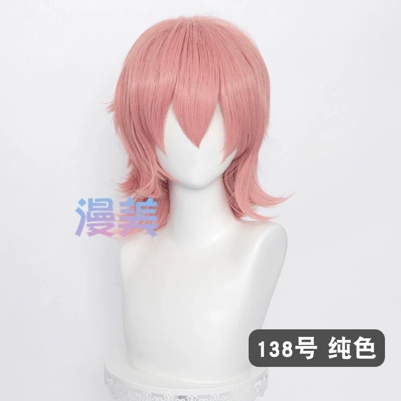台灣現貨 快速出貨丨多色Cosplay/Cos 假髮 萬用款 髮尾加長 反翹 37cm 收臉 狼尾 短髮 少年 基佬-規格圖1