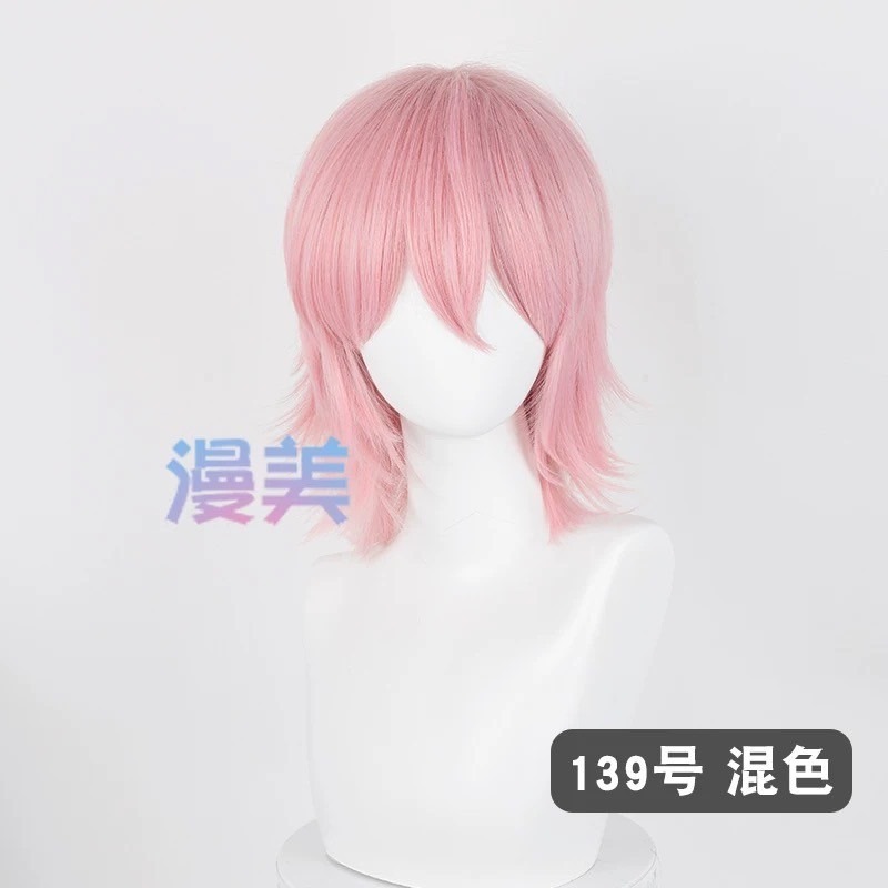 台灣現貨 快速出貨丨多色Cosplay/Cos 假髮 萬用款 髮尾加長 反翹 37cm 收臉 狼尾 短髮 少年 基佬-規格圖1