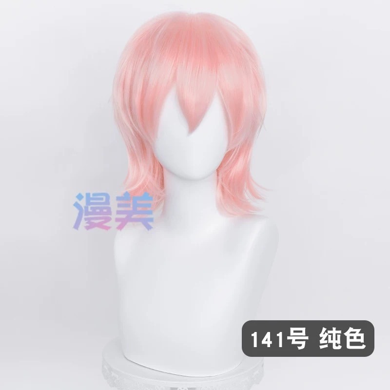 台灣現貨 快速出貨丨多色Cosplay/Cos 假髮 萬用款 髮尾加長 反翹 37cm 收臉 狼尾 短髮 少年 基佬-規格圖1