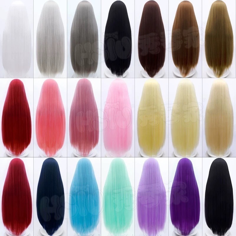 台灣現貨丨澎澎絲 亞克絲 玉米鬚 直長髮 基本款/萬用款/假髮/高溫絲 100cm Cosplay/Cos-細節圖2